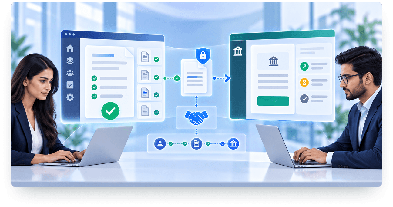 Approval and execution workflow between finance approver and banking platform executor
